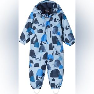 Reima Reimatic waterproof snow suit 2T blue EUC